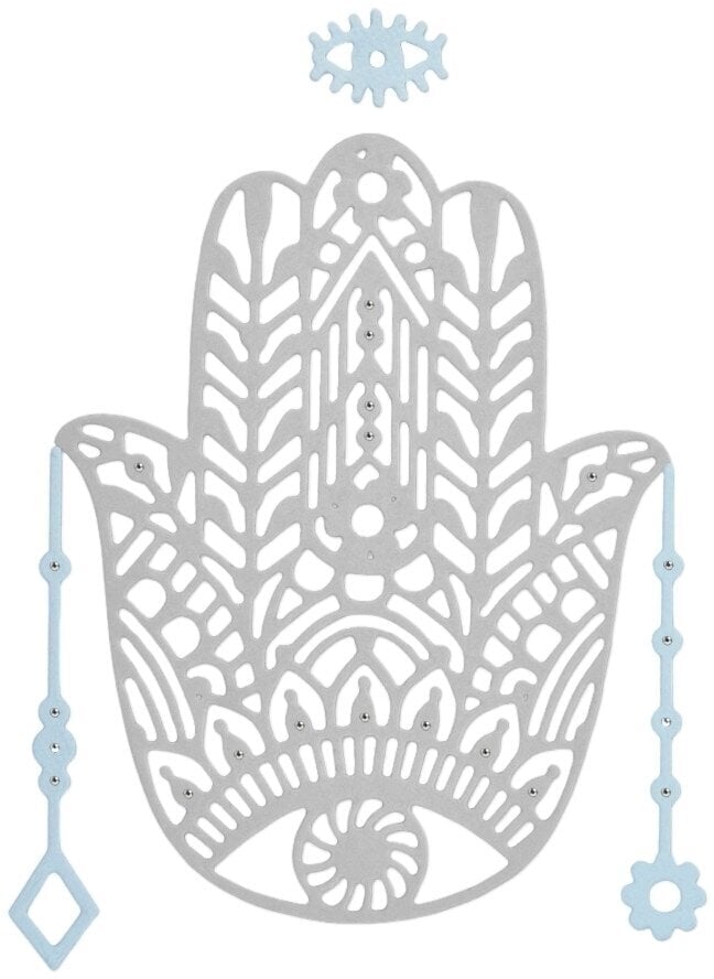 Modèle Sizzix 663367 Kit de gabarits de découpe Pots de fleurs suspendus 4 pièces