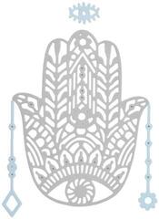 Modèle Sizzix 663367 Kit de gabarits de découpe Pots de fleurs suspendus 4 pièces