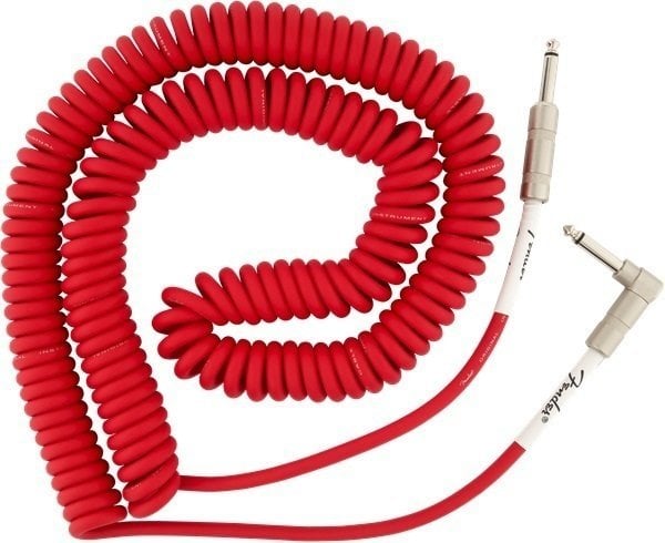 Instrument Cable Fender Original Series Coil Red 9 m Straight - Angled