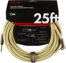 Nástrojový kábel Fender Deluxe Series 7,5 m Rovný - Zalomený Nástrojový kábel