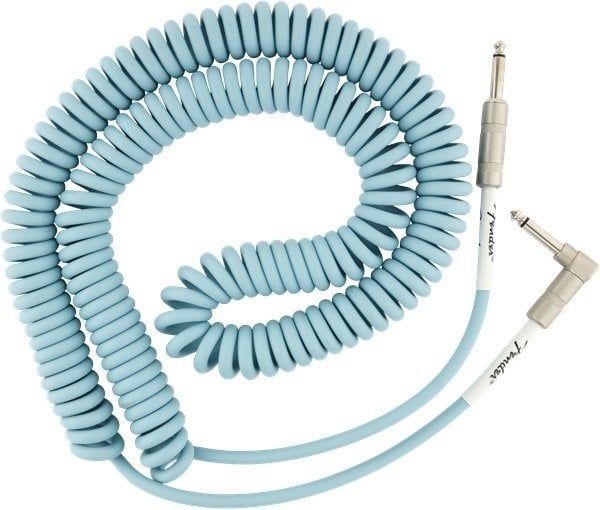 Instrumentenkabel Fender Original Series Coil Blau 9 m Gerade Klinke - Winkelklinke