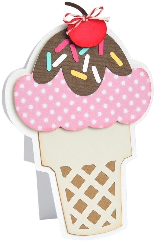 Šablona Sizzix 664114 Predložak za rezanje Ice Cream 7 kom