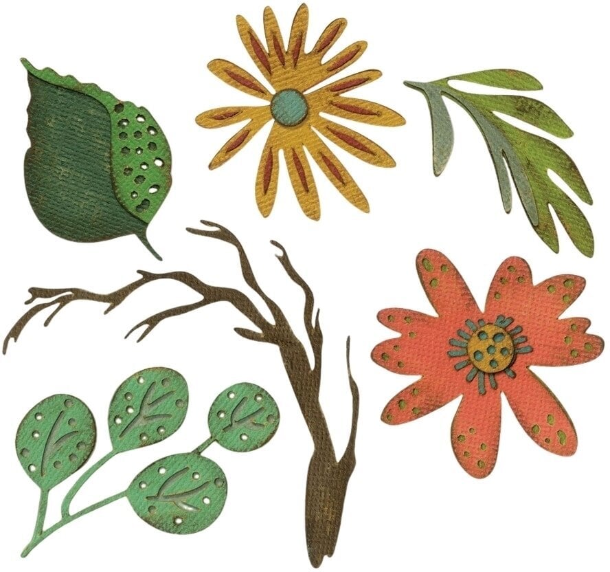 Modèle Sizzix 664158 Kit de gabarits de découpe Fonderie 6 pièces