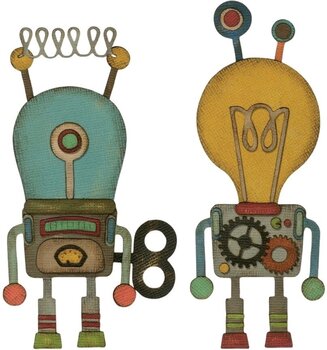 Modèle Sizzix 664162 Kit de gabarits de découpe Bouquet rustique 14 pièces - 1