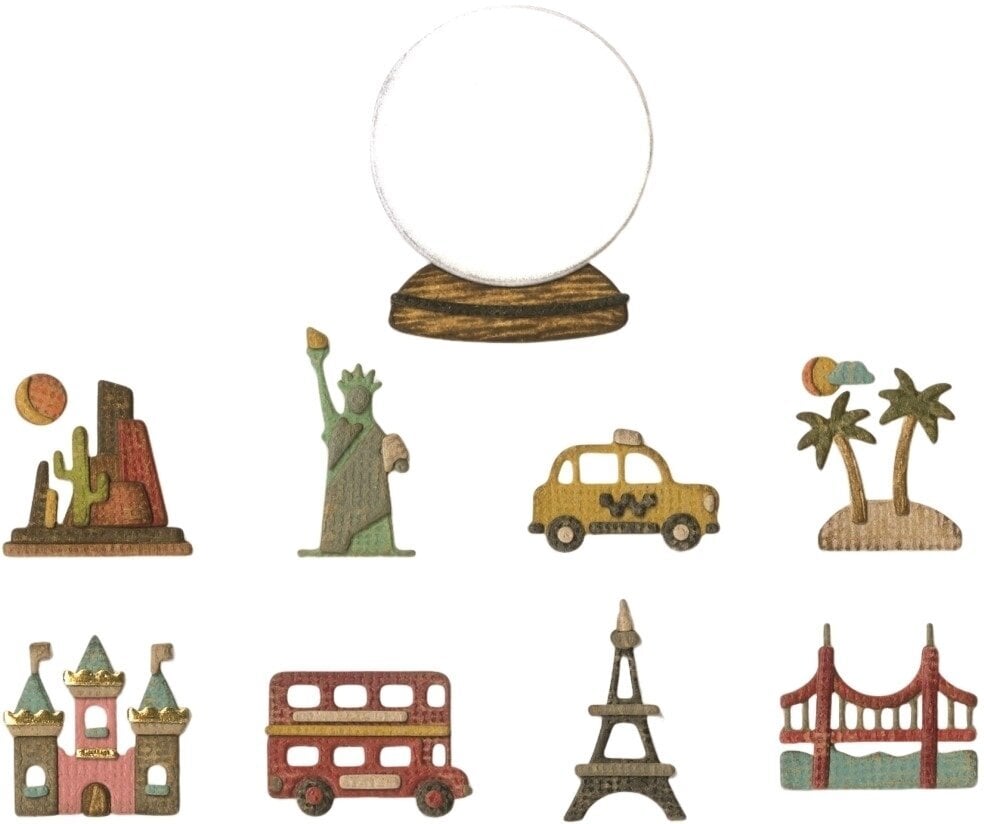 Modèle Sizzix 664182 Kit de gabarits de découpe Triangles