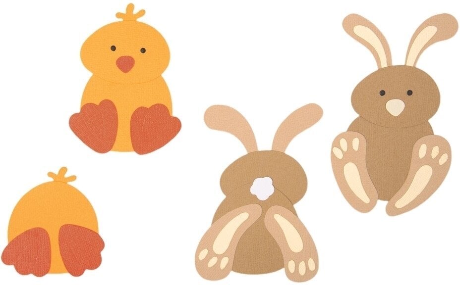 Šablona Sizzix 664388 Predložak za rezanje Zeko i pile