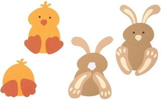 Mal Sizzix Bigz Die Rabbit And Chick