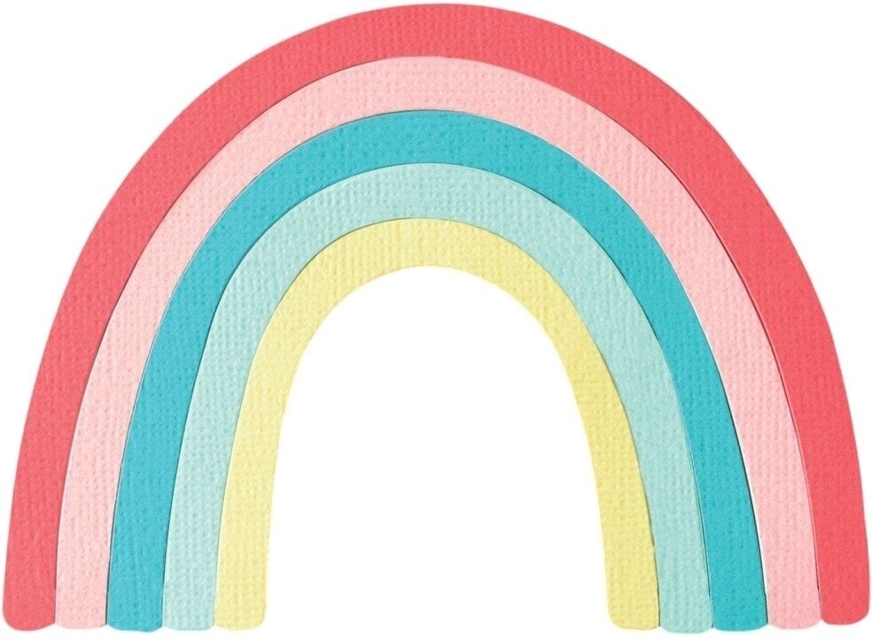 Modèle Sizzix 665197 Kit de gabarits de découpe Rainbow