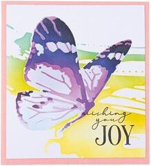 Šablona Sizzix 665262 Plastična predloga 12,5x12,5 cm Butterfly 4 Kosi