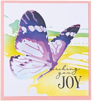 Šablona Sizzix 665262 Plastična predloga 12,5x12,5 cm Butterfly 4 Kosi - 1