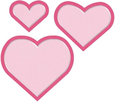 Šablona Sizzix 665661 Šablona za rezanje Srčka 2 6 Kosov - 1