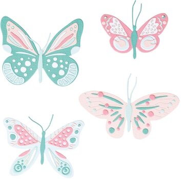 Mal Sizzix Thinlits Dies Patterned Butterflies 29 pcs - 1