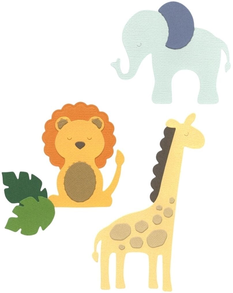 Šablóna Sizzix 666228 Rezacia šablóna Zvieratá v ZOO 8 ks