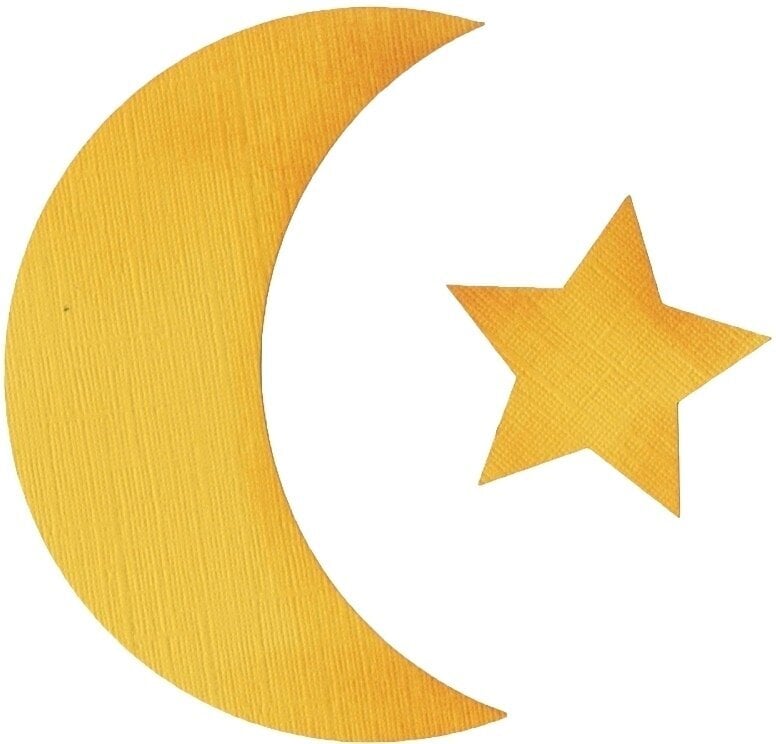 Šabloon Sizzix A10338 Lõikešabloon Kuu ja täht