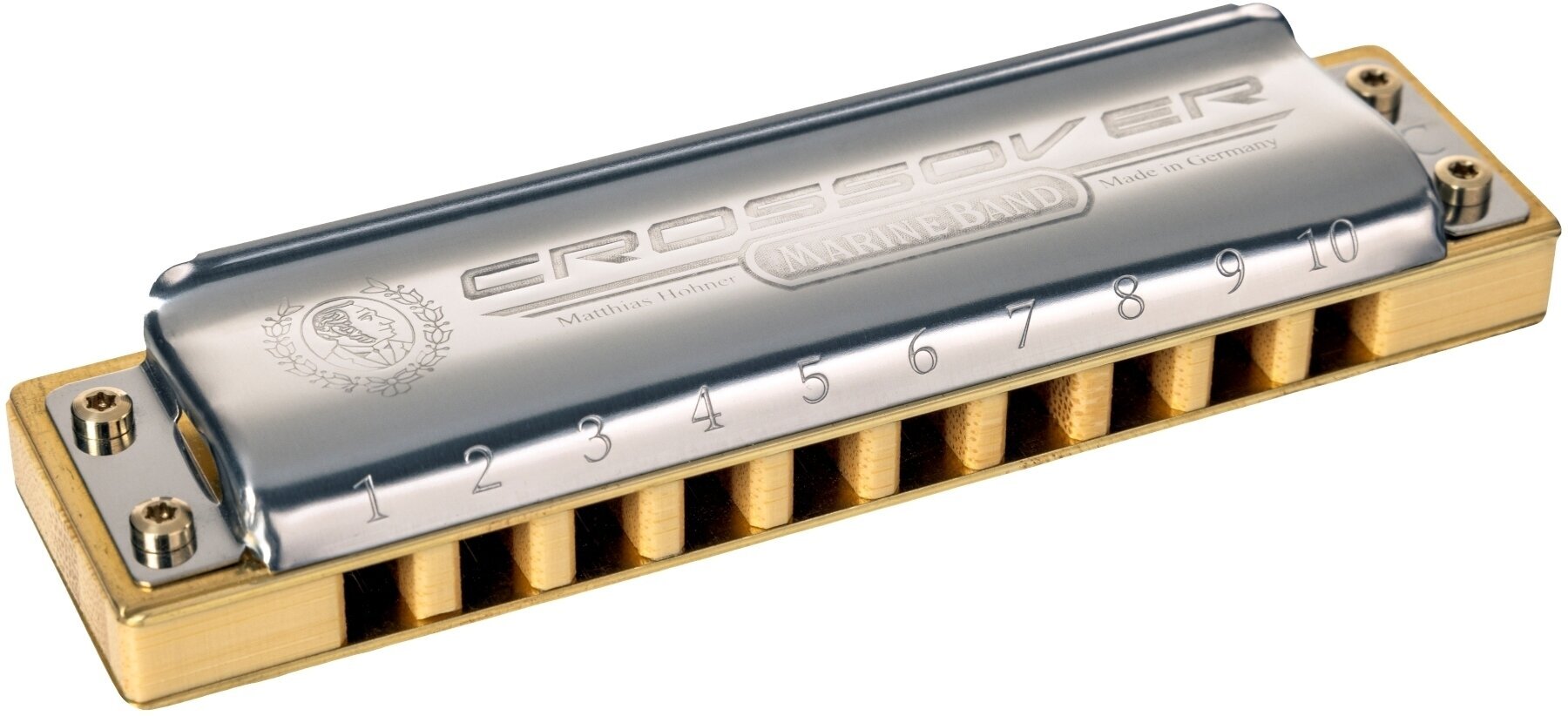 Diatonic harmonica Hohner Marine Band Crossover Richter-Eb Diatonic harmonica