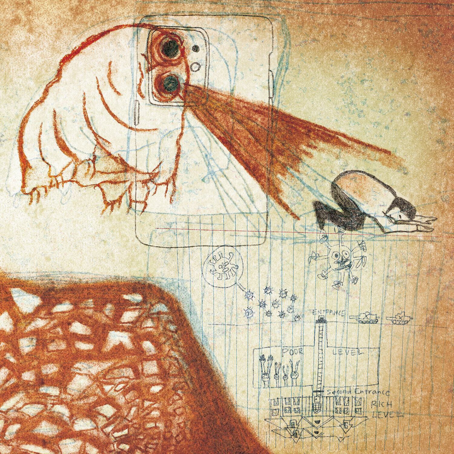 LP ploča Deerhoof - Future Teenage Cave Artists (Blood Coloured) (LP)