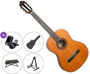Gitara klasyczna Valencia VC204HL SET 4/4 Natural Gitara klasyczna