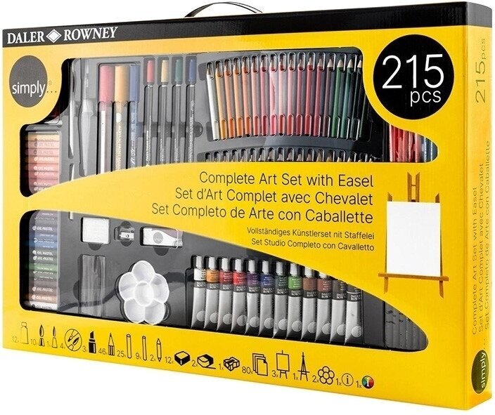 Art and Creative Set Daler Rowney Art Set 215 pcs