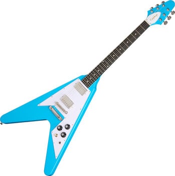 Electric guitar Epiphone Flying V 70s Maui Blue Electric guitar - 1
