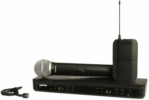 Set Microfoni Palmari Wireless Shure BLX1288E/W85 H8E: 518-542 MHz - 1