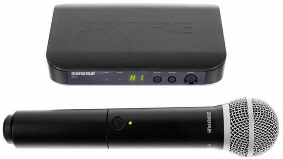 Wireless Handheld Microphone Set Shure BLX24E/PG58 H8E: 518-542 MHz - 1
