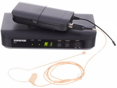 Trådløst headset Shure BLX14E/MX53 K3E: 606-630 MHz