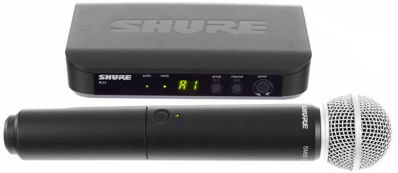 Zestaw bezprzewodowy do ręki/handheld Shure BLX24E/SM58 H8E: 518-542 MHz