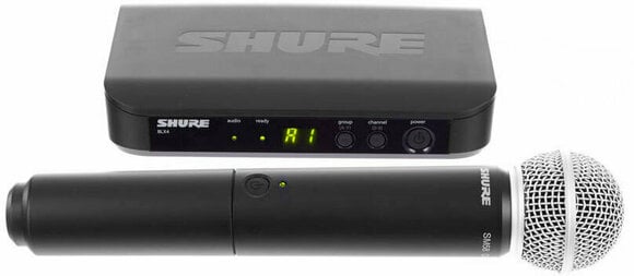 Ruční bezdrátový systém, handheld Shure BLX24E/SM58 H8E: 518-542 MHz - 1