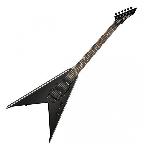 BC RICH Jr.V Standard - Black With Pinstripes - Muziker