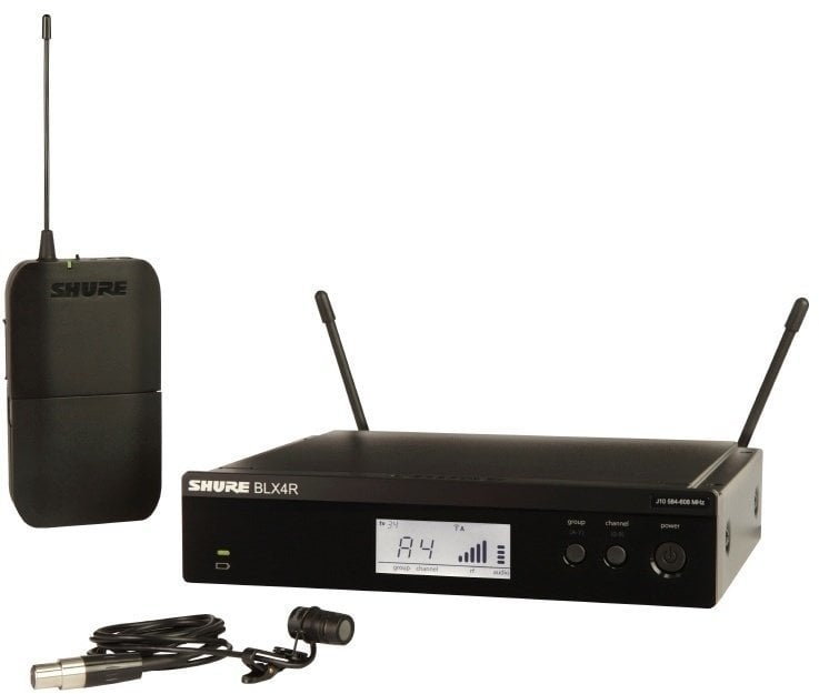 Set Microfoni Wireless Lavalier Shure BLX14RE/W85 K3E: 606-630 MHz