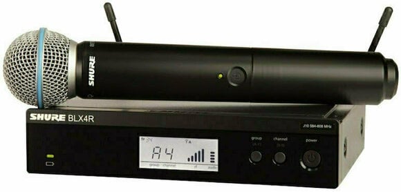 Ručný bezdrôtový systém, handheld Shure BLX24RE/B58 K3E: 606-630 MHz - 1