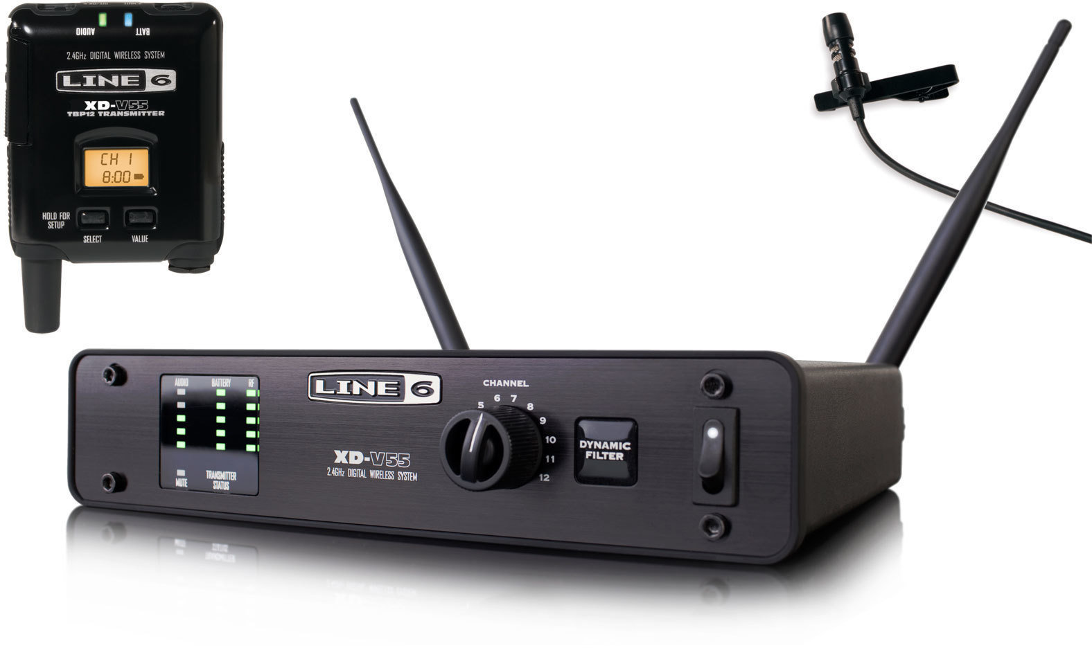 Set Microfoni Wireless Lavalier Line6 XD V55L