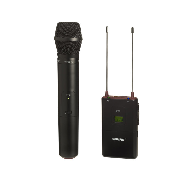 Sistema audio wireless per fotocamera Shure FP25/VP68-K3E