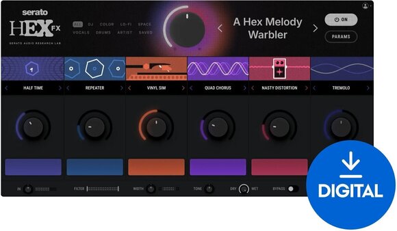Procesador de efectos de complemento de software Serato Hex FX (Producto digital) - 1