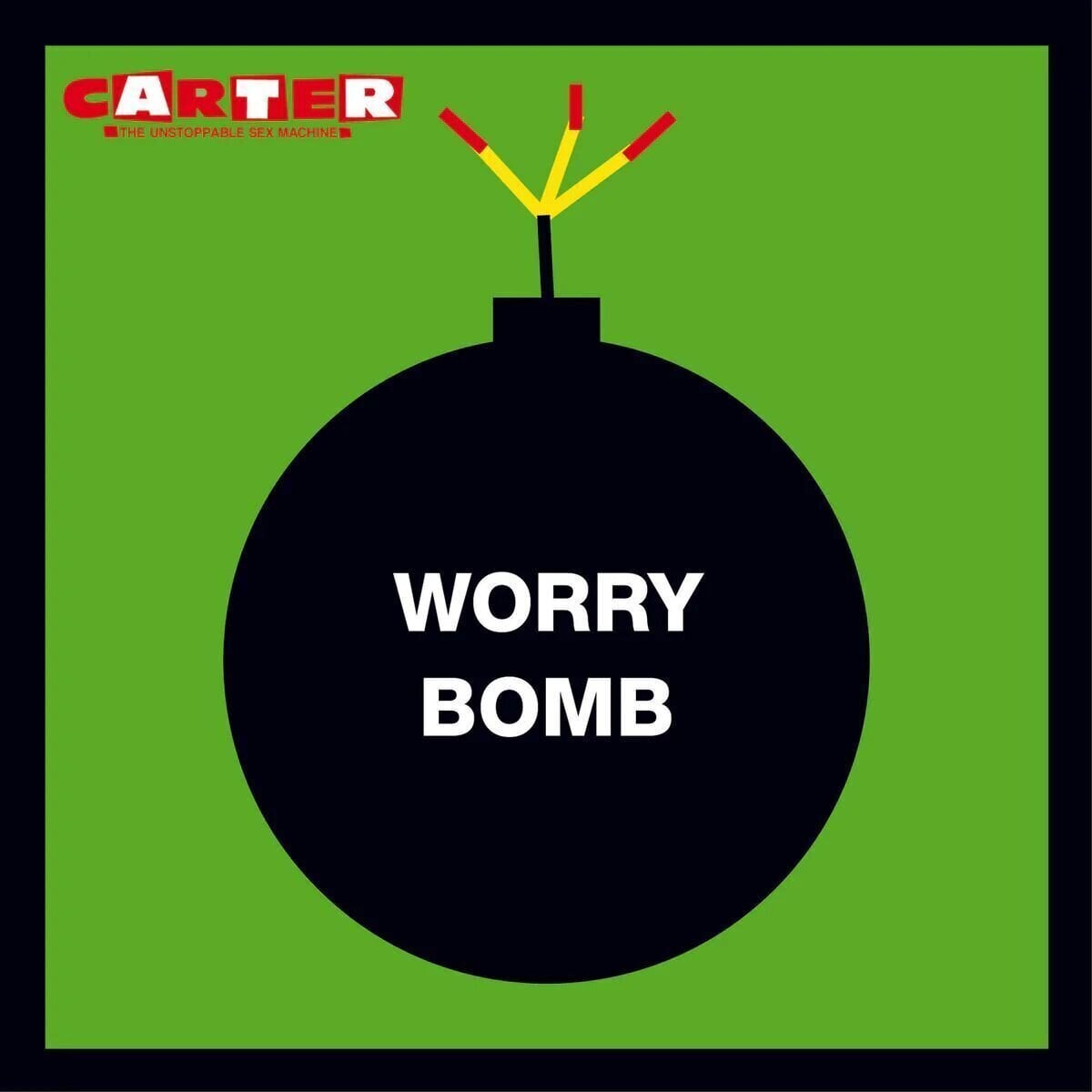 Vinyl Record Carter The Unstoppable Sex Machine - Worry Bomb (Limited Edition) (Green / Black Coloured) (2 LP)