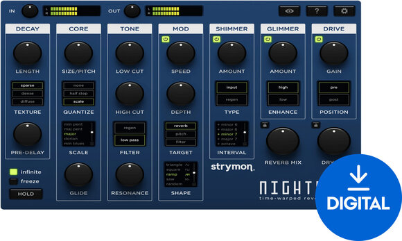 Студио софтуер Plug-In ефект Strymon NightSky (Дигитален продукт) - 1
