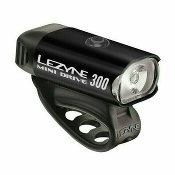 Lumini bicicletă Lezyne Mini Drive 300 Black/Hi Gloss - 1