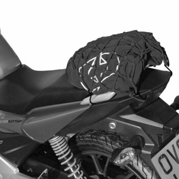 Motorrad Riemen / Spanngurte / Gepäcknetz Oxford Bright Net - Black - 1