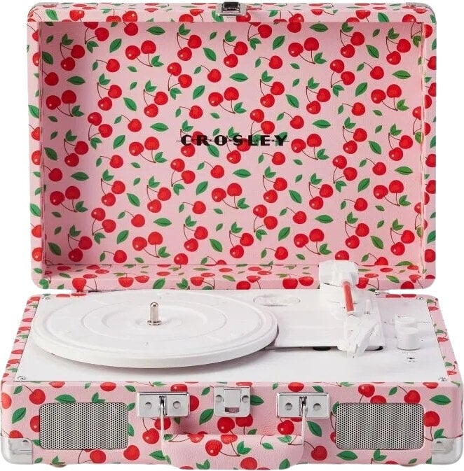 Bärbar skivspelare Crosley Cruiser Plus Retro Cherry Bärbar skivspelare