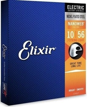 Snaren voor elektrische gitaar Elixir Nanoweb 12057 Light 7-String Snaren voor elektrische gitaar - 1