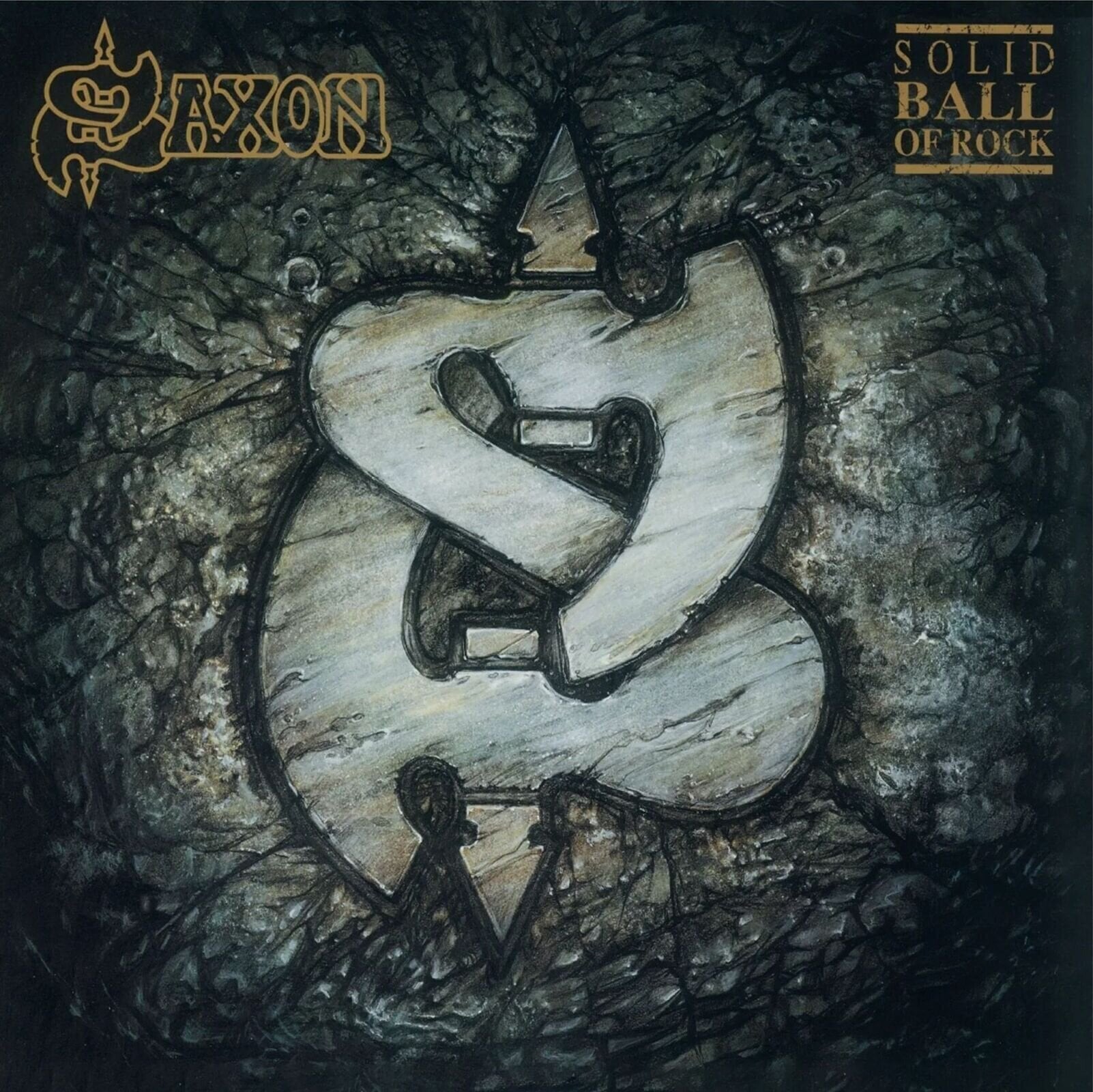 Disc de vinil Saxon - Solid Ball Of Rock (Limited Edition) (Silver Coloured) (180 g) (LP)