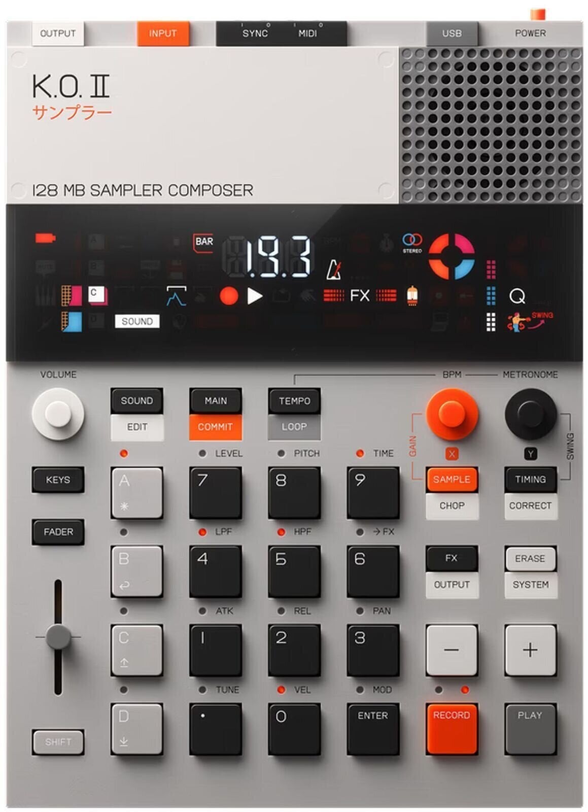 Sampler Teenage Engineering EP–133 K.O. II 128MB Sampler