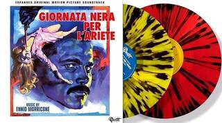 Disque vinyle Ennio Morricone - Giornata Nera Per L’Ariete (Deluxe Edition) (Transparent Bloody Red/Giallo Splatter Coloured) (2 LP)