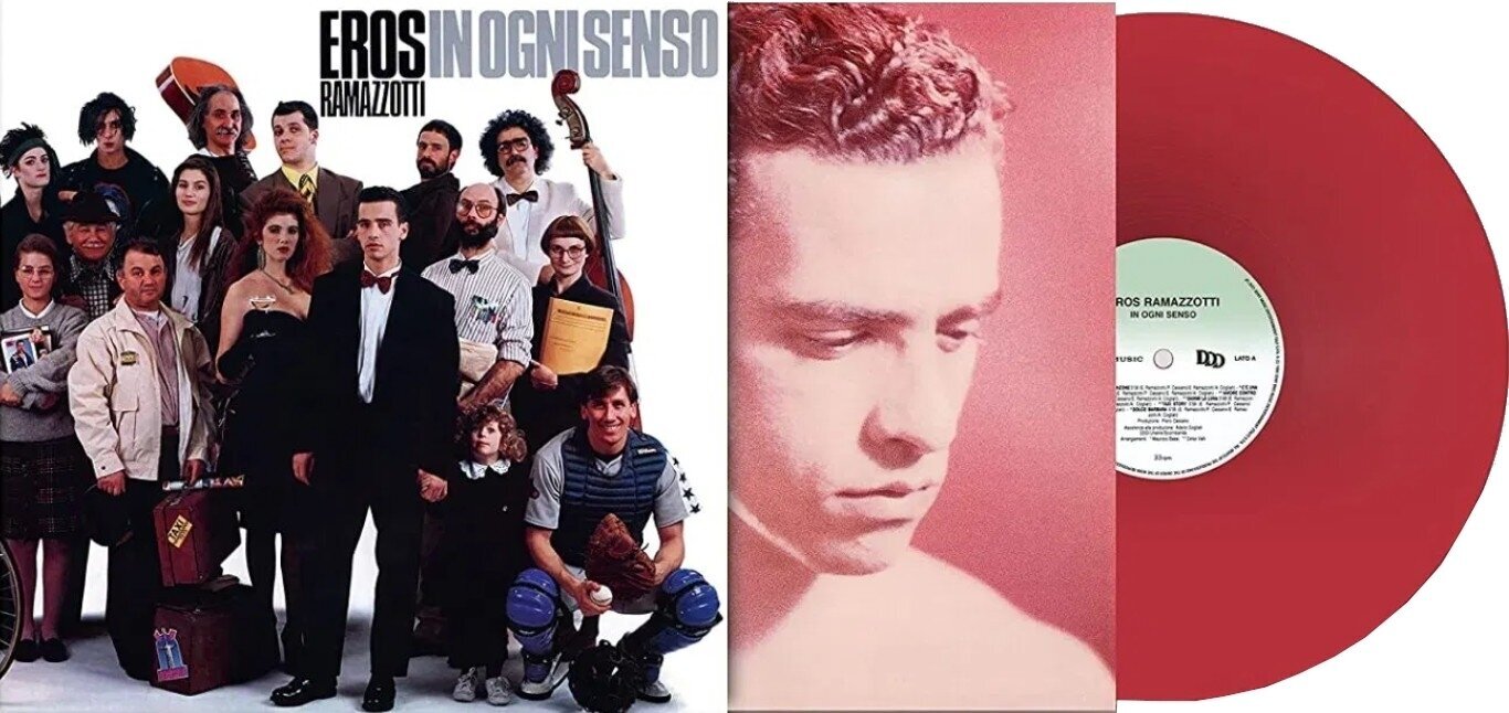 LP ploča Eros Ramazzotti - En Todos Los Sentidos (Reissue) (Red Coloured) (LP)