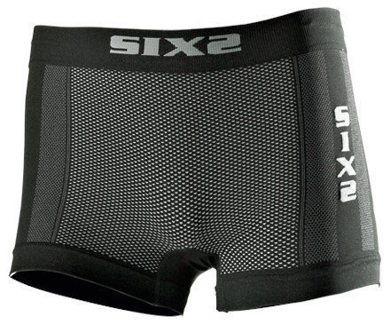 Moottoripyöräilijän suojahousut SIX2 Boxer Shorts Carbon L