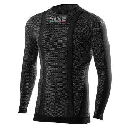 Motorcycle Functional Shirt SIX2 TS2 Long-Sleeve Black 2XL