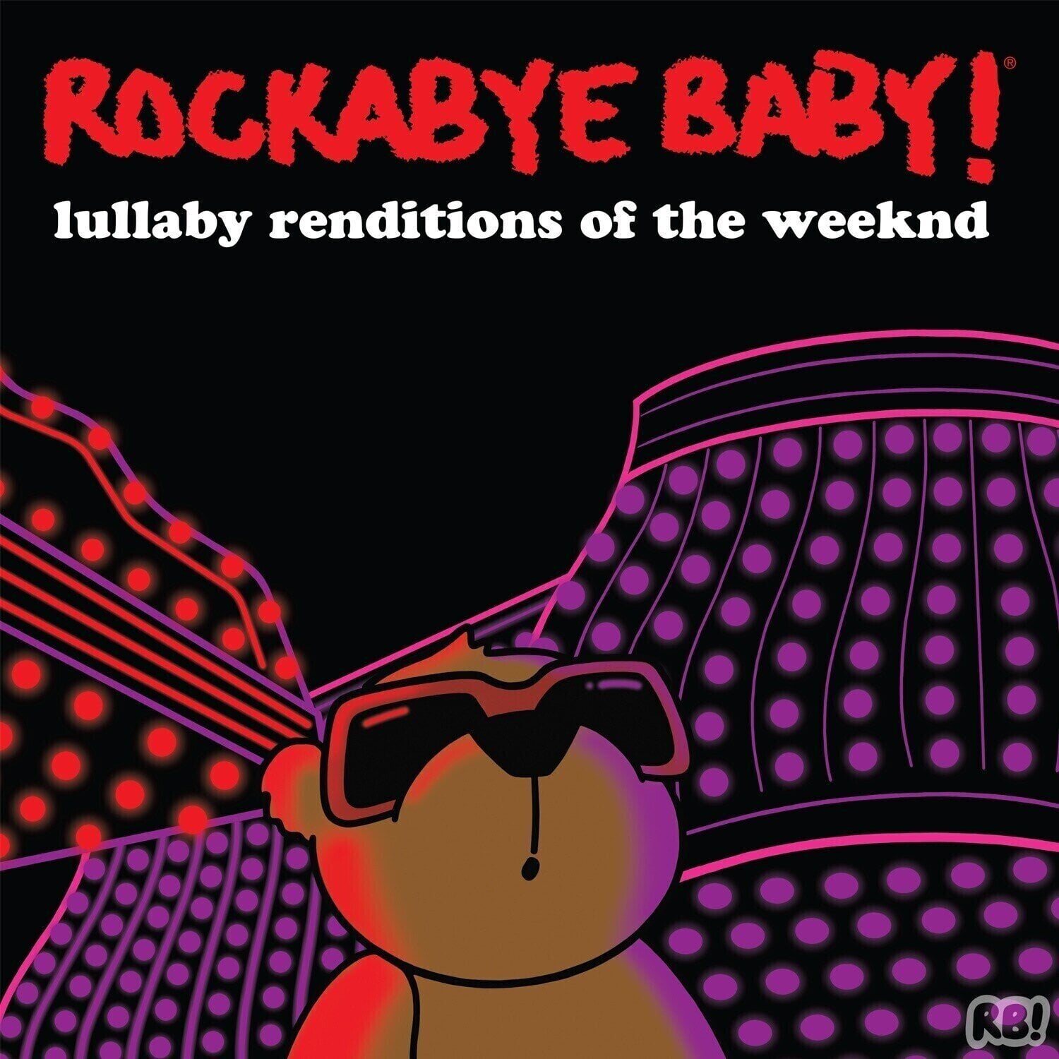Vinylplate Andrew Bissell Rockabye Baby!: Lullaby Renditions Of The Weeknd (Neon Violet Coloured) (LP)
