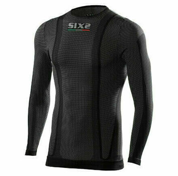Motorcycle Functional Shirt SIX2 TS2 Long-Sleeve Black XL - 1