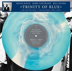 Płyta winylowa Miles Davis & John Coltrane & Bill Evans - Trinity Of Blue (180 g) (Blue Coloured) (LP)