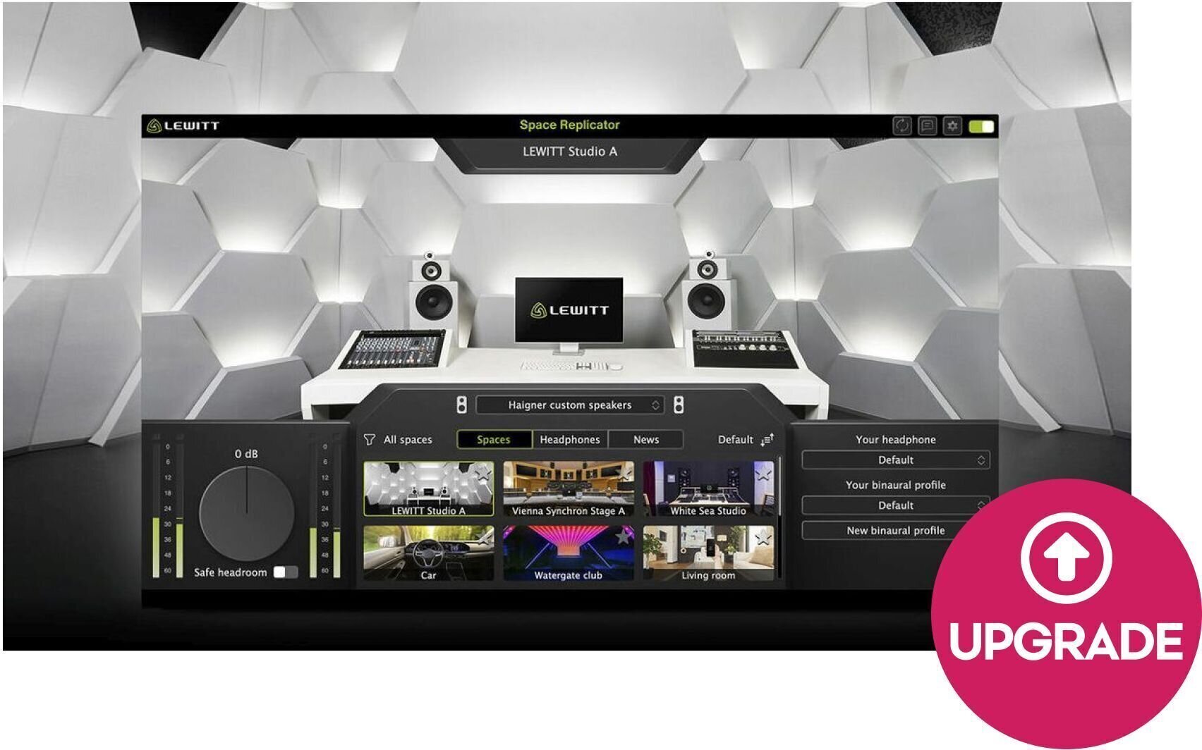 Software Plug-In FX Processor LEWITT Space Replicator Upgrade (Digital product)